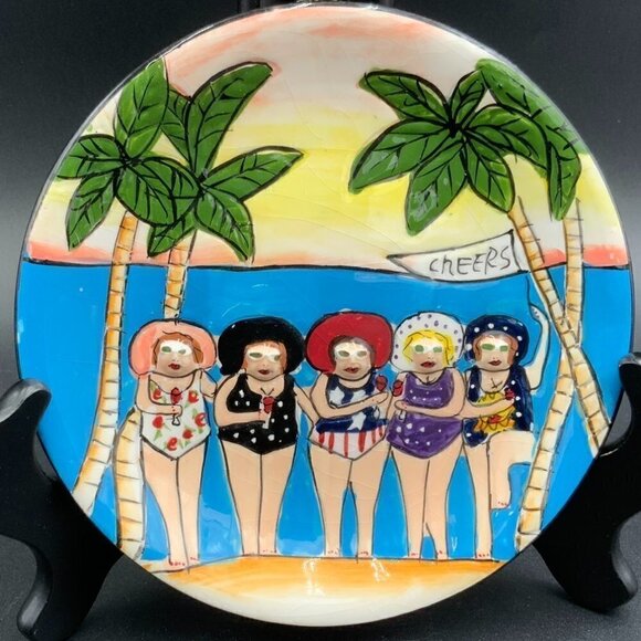 Funseekers Other - Funseekers Cheers #15013 Decorative 3D Plate 6” Janis Joplin '04 Westland